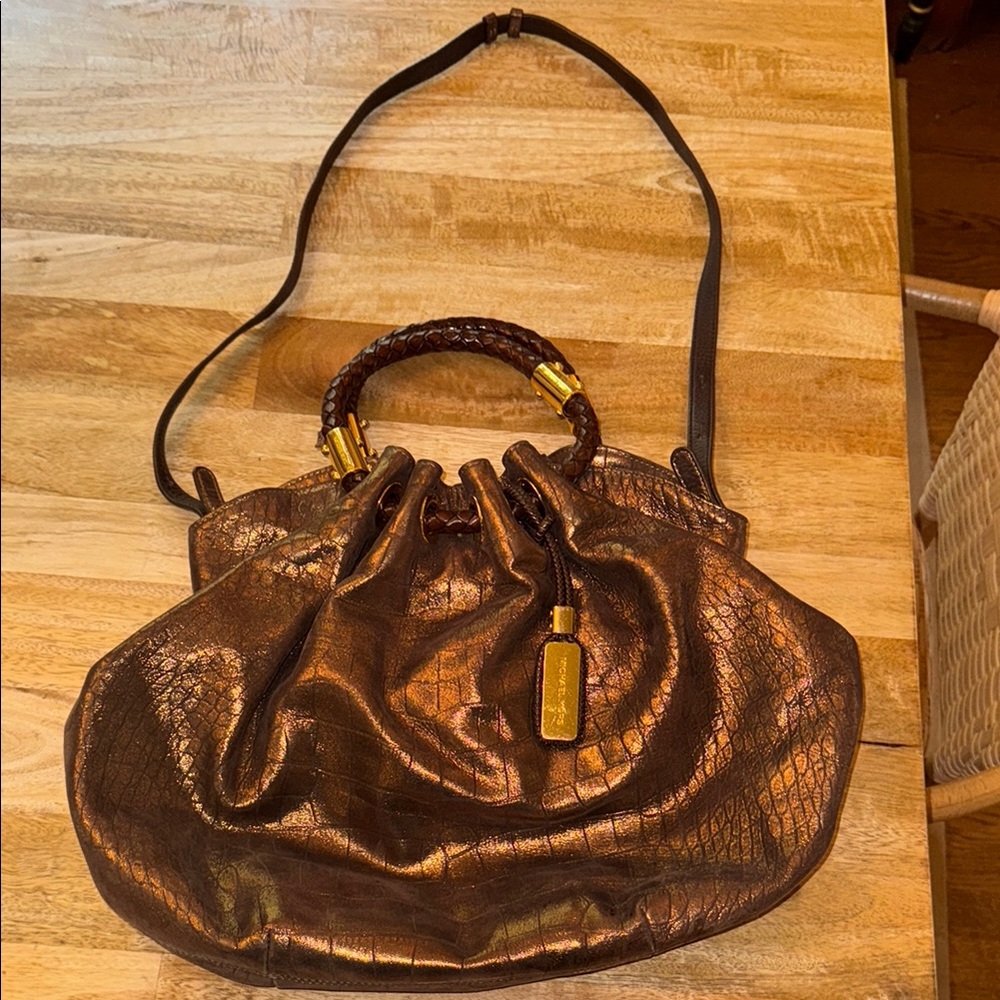 Elegant Bronze Women's Handbag